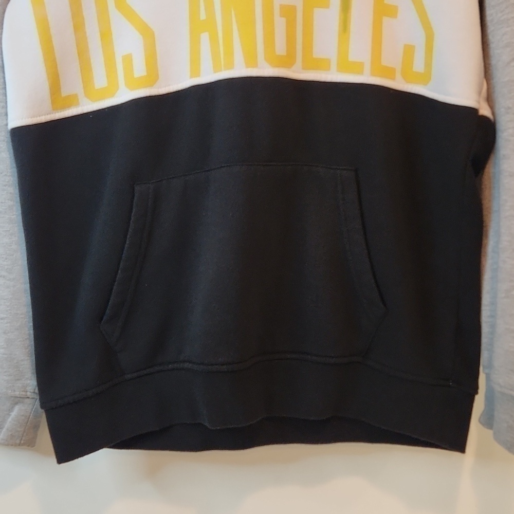 Official NBA Los Angeles Lakers Colorblock 1/4 Hoodie Pullover Men's Sz S NICE! - Picture 6 of 14
